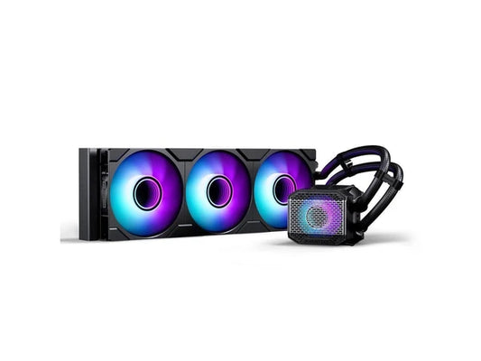 PH-GO360M25G2 - Phanteks Glacier One 360M25 G2 AIO Liquid CPU Cooler Black RGB Pump Cap Design