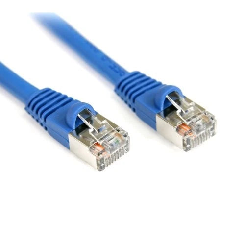 S45PATCH3BL - StarTech 3ft Cat5e Blue Snagless Shielded RJ45 F/UTP Cat 5e Patch Cable