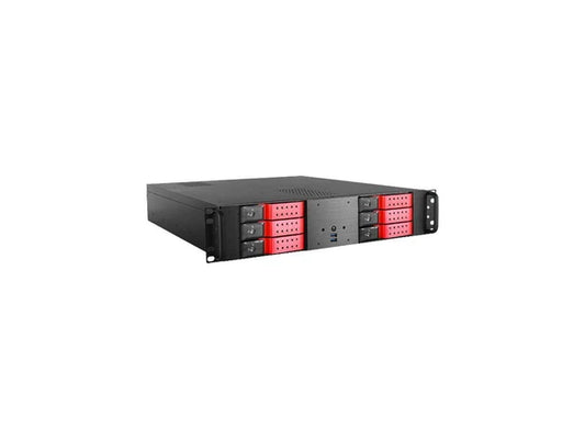 D-260HNRD-C246-1 - iStarUSA 2U Rackmount Server BareboneRed LGA 1151 Intel C246