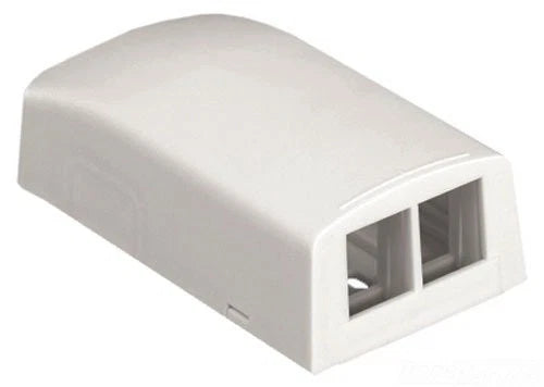 NK2BXWH-A - Panduit NetKey 2 Sockets Surface Mounting Box