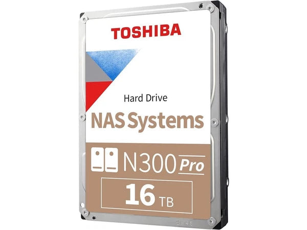 HDWG51GUZSVB - Toshiba N300 Pro 16TB NAS 3.5-Inch Internal Hard DriveCMR SATA 6 Gb/s 7200 RP