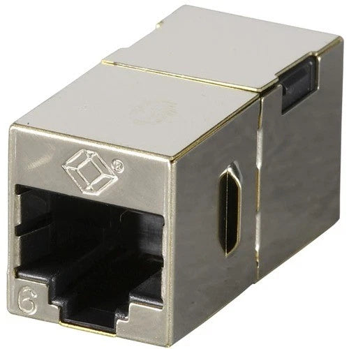 FM608-10PAK - Black Box Cat.6 Coupler Shielded Straight-Pin Office