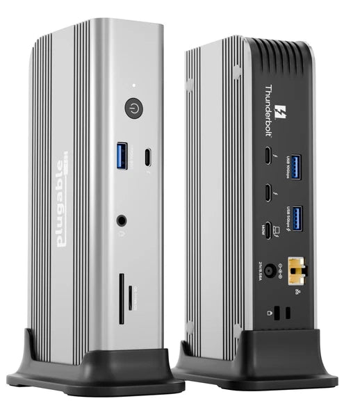 TBT-UDT3 - Plugable Thunderbolt 5 Dock 140W Power Delivery Up to Dual