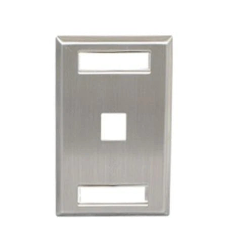 IC107S01SS - ICC Station ID Stainless Steel Faceplate