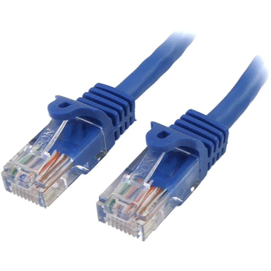 88374 - StarTech 1ft Blue Cat5e Snagless Rj45 Utp Patch Cable 1ft Patch Cord