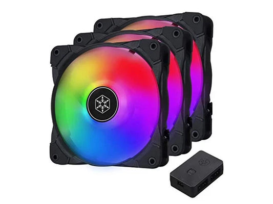 RNAB07ZPRPLNV - SilverStone of air blazer 120mm argb fans
