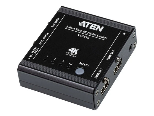VS381B - ATEN 3-Port True 4K HDMI Switch
