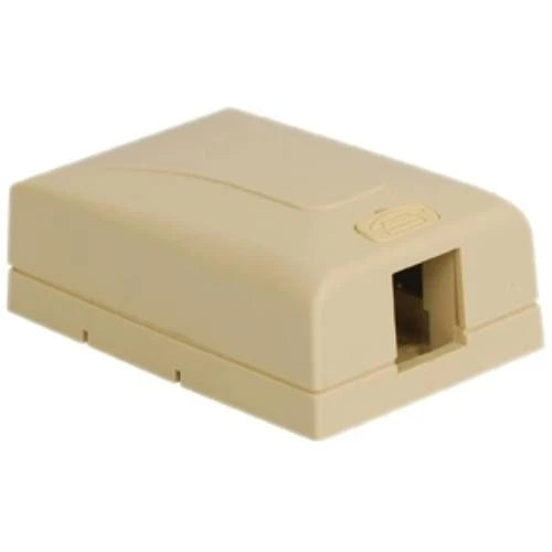 IC108SB1IV - ICC 1-Port Elite Surface Mount Box 1 x Socket Ivory
