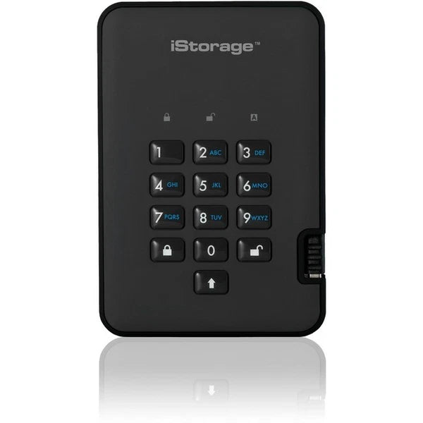 IS-DA2-256-SSD-1000B - iStorage DiskAshur2 1TB USB 3.1 Encrypted Solid State Drive