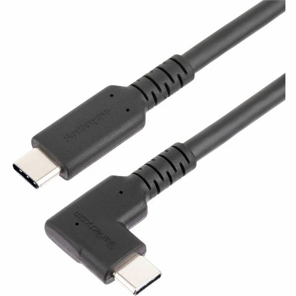 RUSB31CC50CMBR - StarTech 1.6ft Rugged Right Angle USB-C Cable