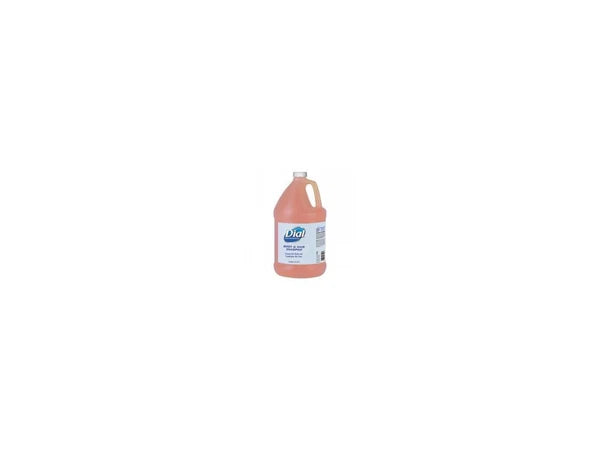 DIA03986 - Dial Body and Hair Shampoo 1-gal Bottle Gender-Neutral Peach Scent
