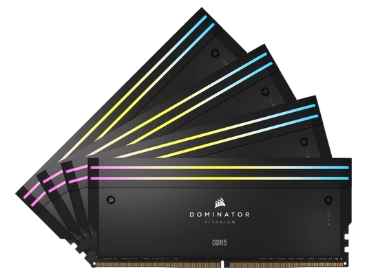 CMP64GX5M4B6400C32 - Corsair DOMINATOR TITANIUM 64GB 4 x 16GB DDR5 6400 PC5 51200 Desktop Memory