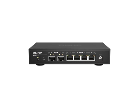 QSW-2104-2S-US - QNAP Desktop Unmanaged Switch 4 port 2.5Gbps auto negotiation