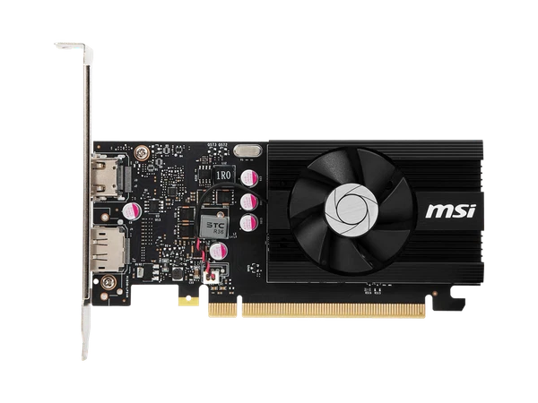 GT1030 - MSI GeForce 4GB GDDR4 PCI Express 3.0 x16 uses x4 ATX Video Card GT 1