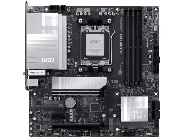 B850M-A - MSI Pro WIFI Gaming Desktop Motherboard AMD B850 Chipset Socket AM5