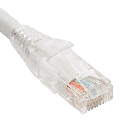 ICPCST10WH - ICC CAT6 Clear Boot Patch Cord 10ft 6 Network Cable