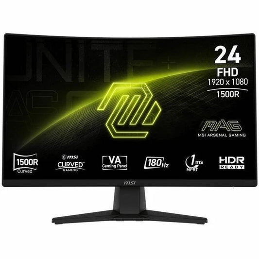 9S6-3BC31T-004 - MSI MAG 242C 24" VA FHD Display 180Hz Curved Gaming Monitor