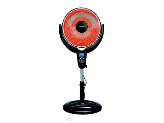 H-4501 - Optimus 14" Oscillating Pedestal Digital Dish Space Heater