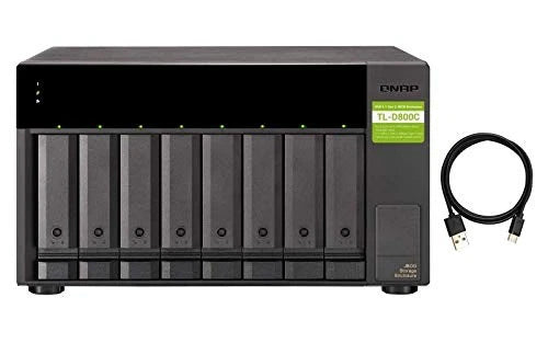 TL-D800C - QNAP Drive Enclosure USB 3.2 Gen 2 Type C Host Interface