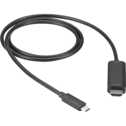 VAUSBC31HDR4K003 - Black Box 4K60 HDR 3ft USB-C to HDMI Active Adapter Cable