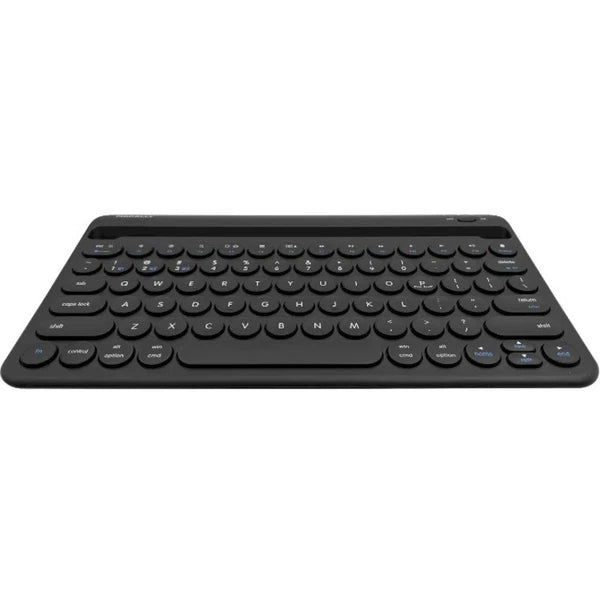 BTTABKEYBATB - Macally Rechargeable iPad Bluetooth Compact Keyboard Quick Switch 3 Devices