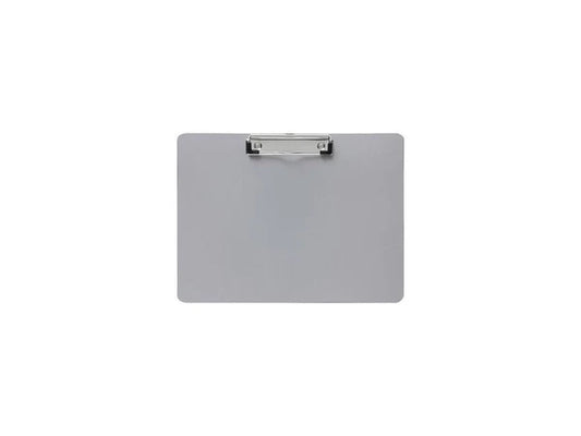 BSN49266 - Business Source Landscape Plastic Clipboard8 1/2" x 11"PlasticSilver