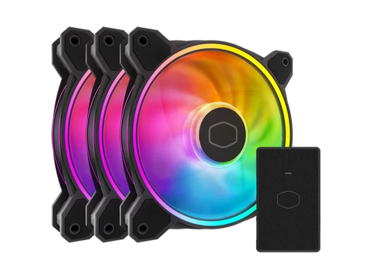MFL-B2DN-213P2-R2 - Cooler Master MasterFan MF120 Halo² 3in1 PC Case Liquid Cooler Air Cooler Fan