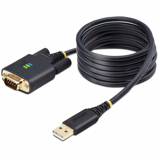 1P6FFCUSBSERIAL - StarTech 6.6ft 2m USB to Serial Adapter Cable USB-A to DB9 RS232