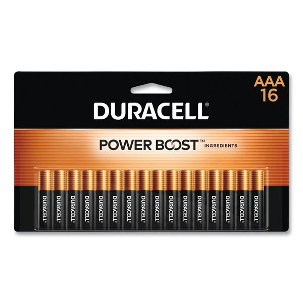 MN2400B16 - Duracell Power Boost CopperTop Alkaline AAA Batteries