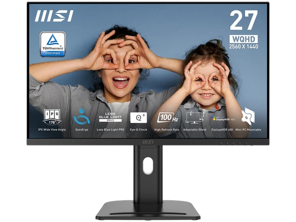 MP273QPE2 - MSI 27" IPS 2560 x 1440 QHD Computer Monitor 100Hz