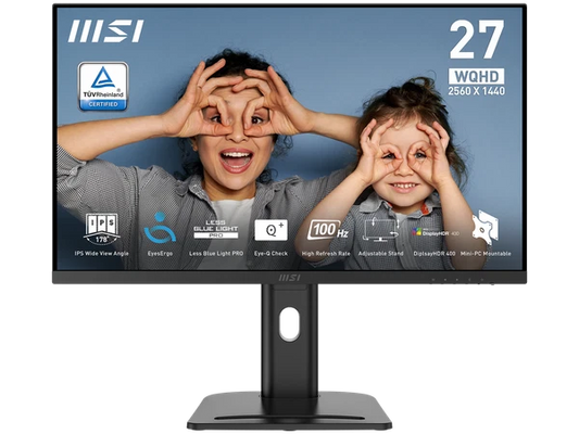 MP273QPE2 - MSI 27" IPS 2560 x 1440 QHD Computer Monitor 100Hz