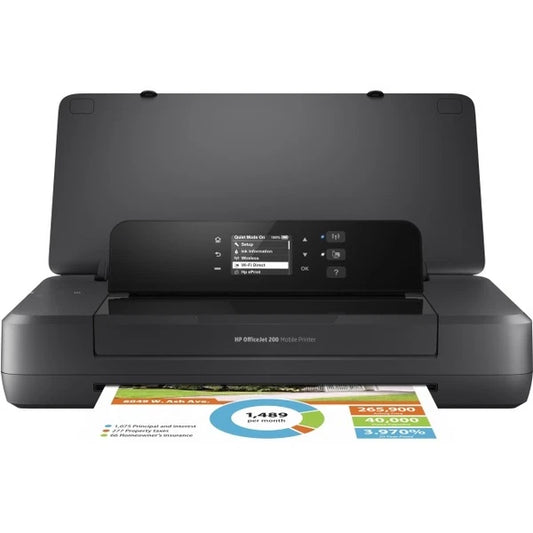 CZ993AB1H - HP Officejet 200 Inkjet Color Mobile Printer CZ993A