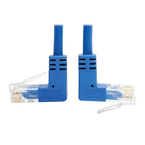N204-S03-BL-UD - Tripp Lite Cat6 Ethernet Cable Up/Down Angled UTP Slim Molded 3ft