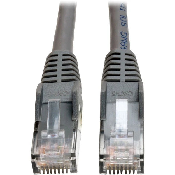 N201050GYP - Tripp Lite 50ft Cat6 Gigabit Plenum-Rated Snagless Molded Patch Cable