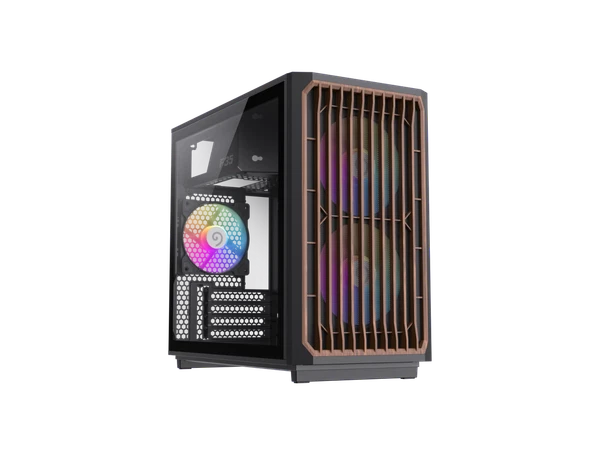 F35BW - GameMax Black Mini Tower Case Computer CasesATX Form