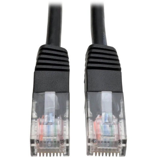 N002001BK - Tripp Lite 1ft Cat5e Cat5 350MHz Molded Patch Cable Black