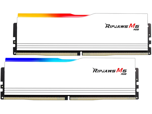 F5-5600J4040D48GX2-RM5RW - G.Skill Ripjaws M5 RGB Series 96GB 2 x 48GB 288-Pin PC RAM DDR5 5600