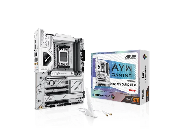 90MB1LA0-MVAAY0 - Asus MB amd X870 Ayw Gaming Wifi W White