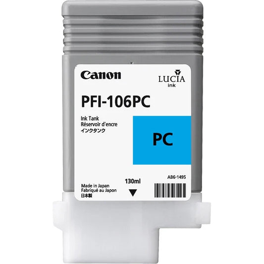 6625B001AA - Canon Lucia EX PFI-106PC Inkjet Ink Cartridge Photo Cyan
