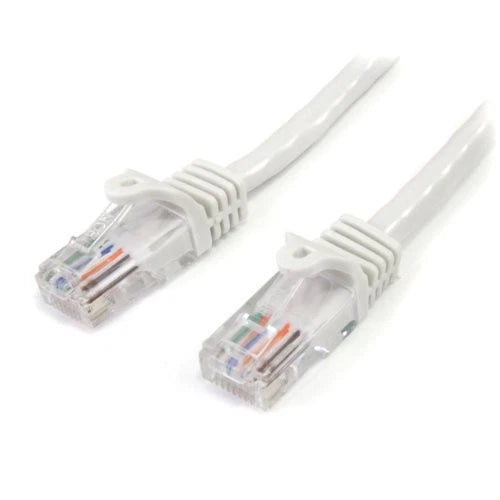 45PATCH5WH - StarTech 5ft White Snagless Cat5e Utp Patch Cable