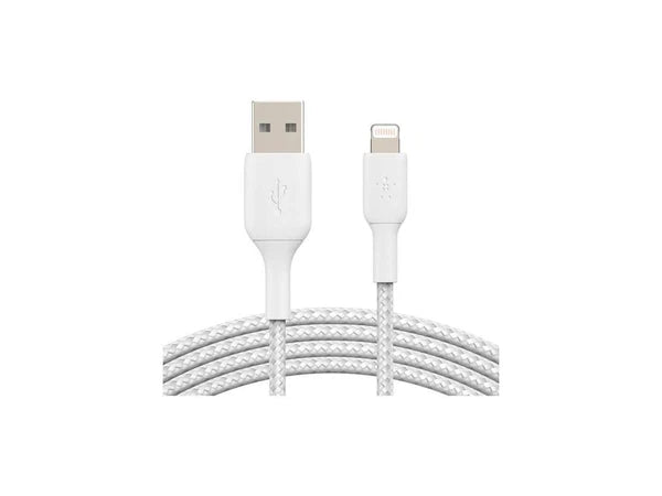 CAA002BT2MWH - Belkin Braided Lightning to USB-A Cable