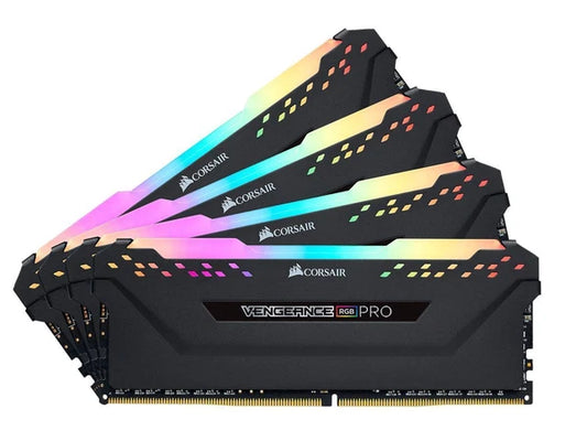 CMW64GX4M4D3600C18 - Corsair Vengeance RGB Pro 64GB 4 x 16GB 288-Pin PC RAM DDR4 3600 PC4 28800