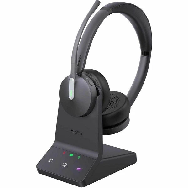 WH64DUALUC - Yealink WH64 Binaural On-Ear Wireless Headset WH64 DUAL UC