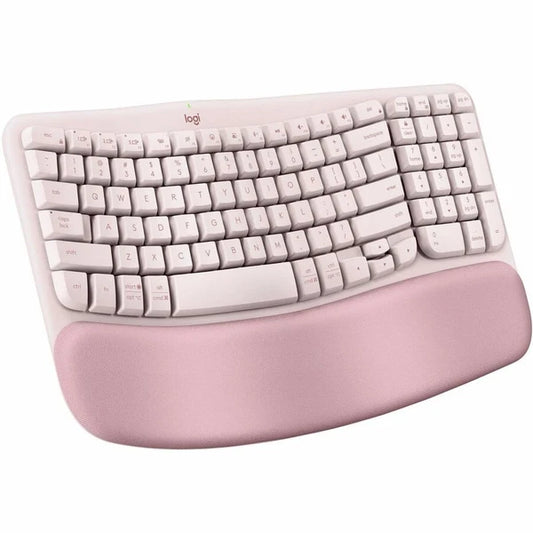 920-012276 - Logitech Wave Keys Wireless Ergonomic Keyboard Rose