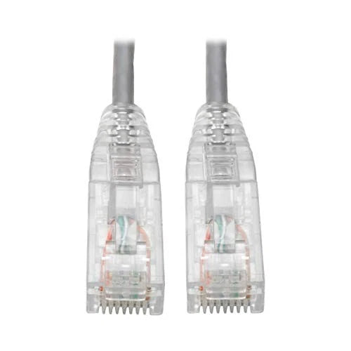 N201-S02-GY - Tripp Lite Cat6 UTP RJ45 Gigabit Snagless Molded Slim Patch Cable