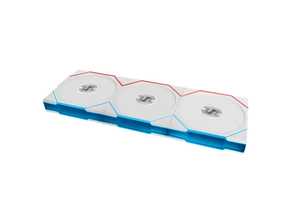 12RTL1W3W - Lian Li UNI Fan TL 120 WirelessTriple Reverse Blade 2.4 GHz Wireless