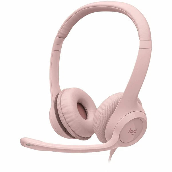 981001280 - Logitech H390 Binaural Over The Head Headset Rose
