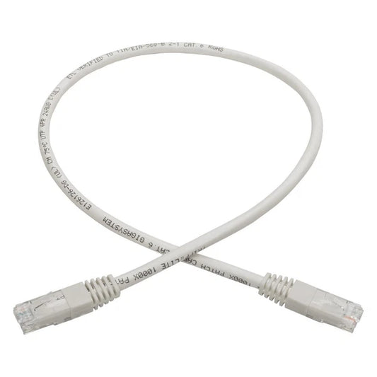 N200-002-WH - Tripp Lite Cat6 Gigabit Molded Patch RJ45 White 2ft Cable