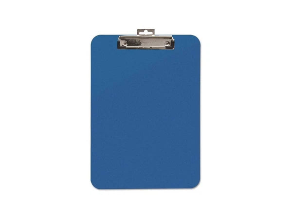 BAU61623 - Baumgartens Unbreakable Recycled Clipboard 1/4" 8 1/2 x 11 Blue 61623