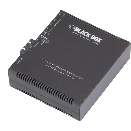 LGC5152A - Black Box Compact Media Converter Gigabit Ethernet Single Mode 1310nm 10km SC